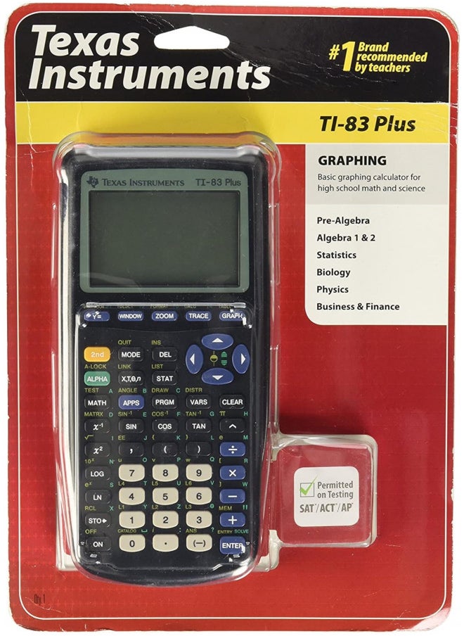TEXAS INSTRUMENTS Texas Instruments TI-83 Plus Programmable Graphing Calculator (Packaging and Colors May Vary)  - Image 5