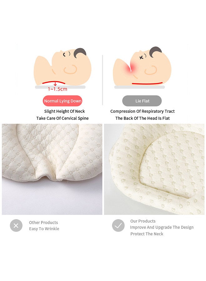 Baby Pillow for Newborn Prevent Flat Head Comfortable Baby Head Shaping Pillow Infant Pillow for 0-12 Months Baby Boy Girl  - Image 2