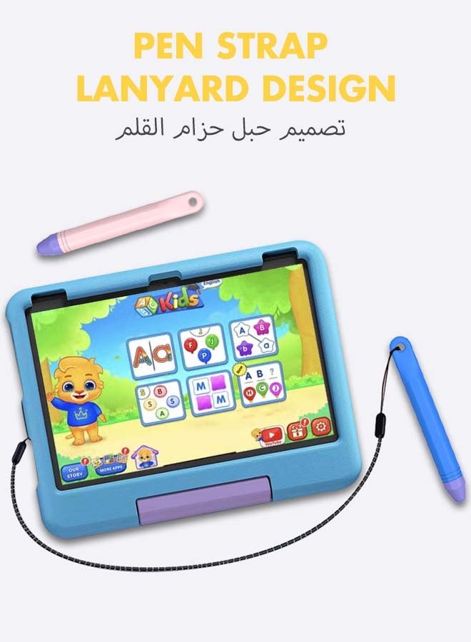 تشورود 2 أقلام ذات أقلام قابلة للأطفال لشاشات اللمس مع أشرطة، ومتوافقة مع أجهزة الآي باد وآي فون والألواح وأجهزة الكمبيوتر المحمولة وكافة أجهزة شاشة اللمس (أزرق + وردي) - Image 3