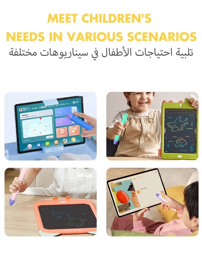 تشورود 2 أقلام ذات أقلام قابلة للأطفال لشاشات اللمس مع أشرطة، ومتوافقة مع أجهزة الآي باد وآي فون والألواح وأجهزة الكمبيوتر المحمولة وكافة أجهزة شاشة اللمس (أزرق + وردي) - Image 4