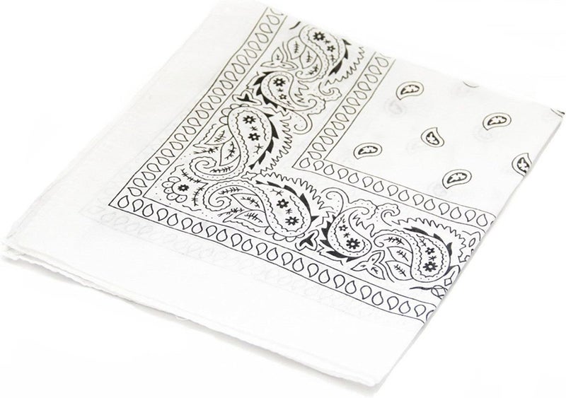 ComboCube 12 Pack(one Dozen) Multi-Purpose Cotton Paisley Cowboy Bandanas Headband for Men and Women - Image 2