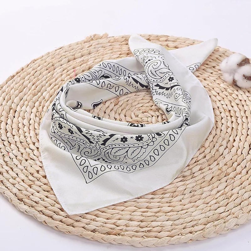 ComboCube 12 Pack(one Dozen) Multi-Purpose Cotton Paisley Cowboy Bandanas Headband for Men and Women - Image 4