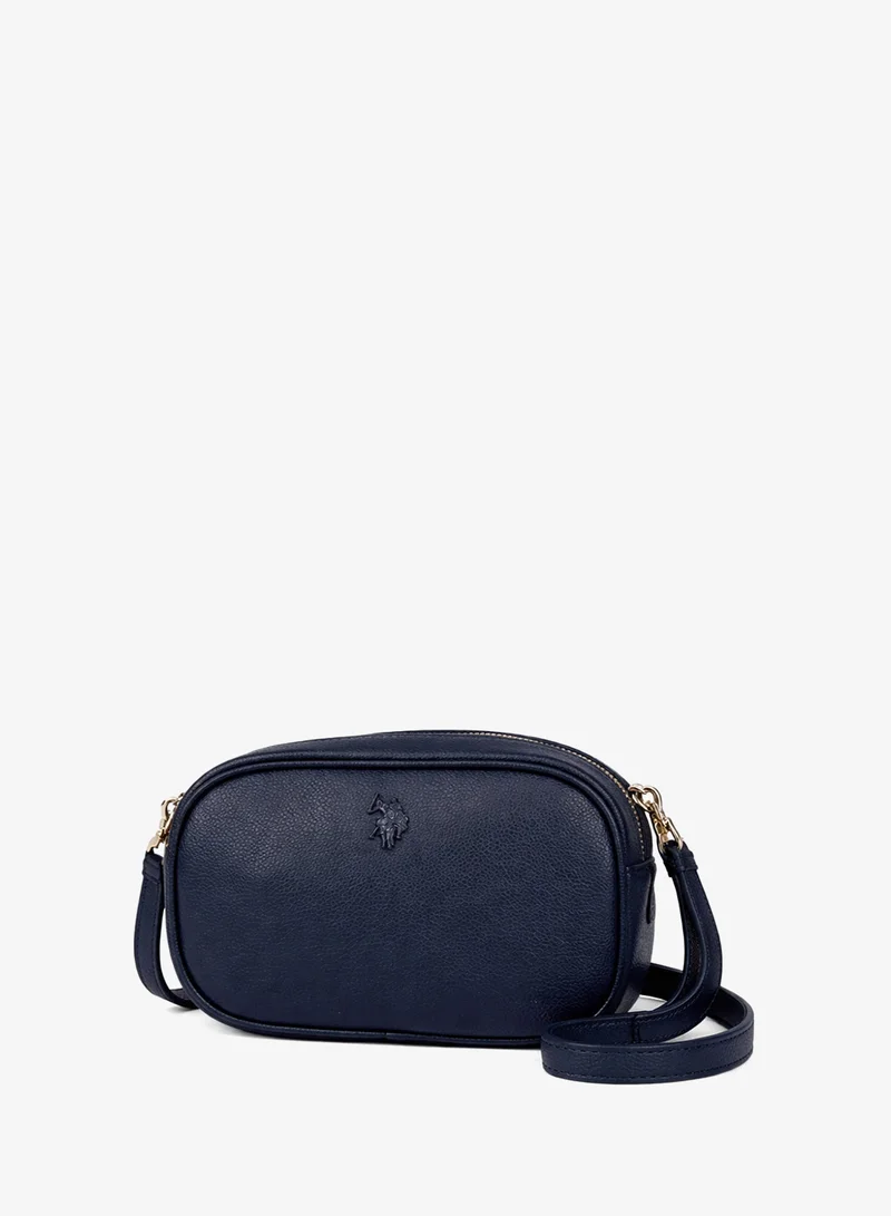 U.S. Polo Assn. Women's Crossbody Bag, Ladies Shoulder Bag Handbag for Ladies Travel Bag for Girls Black