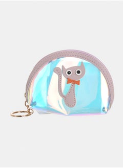 Mini cat bow wallet with key chain