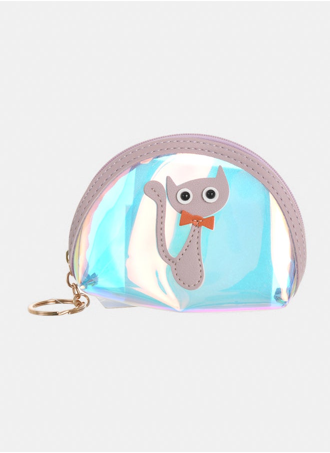Akher el Ankoud - Mini cat bow wallet with key chain - Image 1