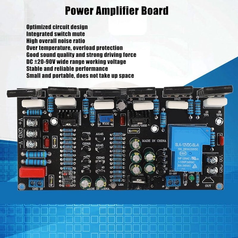 Single Channel Audio Power Amplifier Board Module with Speaker Protect - Image 2