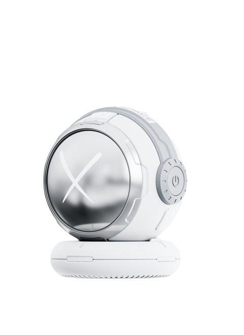 Portable Bluetooth Speaker with 52mm Full-Range Speaker, Deep Bass, and HD Mic - Wireless Speakers with Bluetooth5.3, Long Battery Life - Perfect for TV and On-the-Go - Sci-Fi Lighting Effect,Sliver
