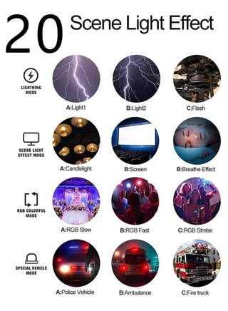 مصباح فيديو ULANZI VL120 RL120 RGB، مصابيح فيديو LED للجيب على الكاميرا، بطارية مدمجة قابلة لإعادة الشحن 3100 مللي أمبير في الساعة، 360 لونًا كاملًا 20 مؤثرًا ضوئيًا، CRI≥95 2500-9000K LED لوحات LED للتصوير الفوتوغرافي وتدوين الفيديو - view 5