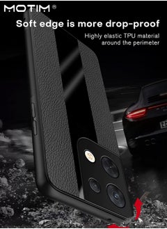 موتيم حافظة Oppo Reno 8 Pro مع مسند دائري/غطاء جلدي رفيع للحماية من الدرجة الأولى، غطاء خلفي مقاوم للصدمات، يدعم حامل مغناطيسي للسيارة  - Image 5