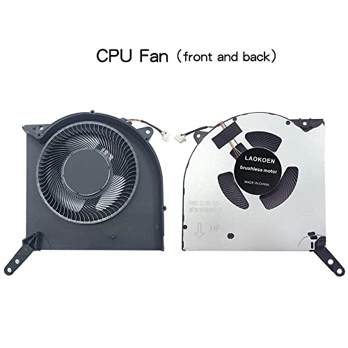 LAOKOEN New Replacement Cooling Fans for Lenovo Legion 5 Pro 16ACH6H R9000P 2021H RTX3060 RTX3070 Model Gaming Laptop Series CPU GPU Fan (4-Pin 4-Wire) 10V 0.8A FNKF DFSAL12E164860 FNKD DFSAL12E064860 - Image 5