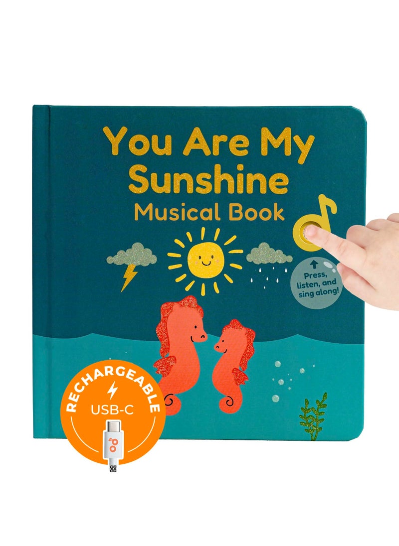 Cali's Books Cali's Books You are My Sunshine Nursery Rhymes | Interactive Sound Book | Musical Toys for Toddlers 1-3 | Sound Book for Babies and Toddlers | Interactive Baby Learning Toy.  - Image 1