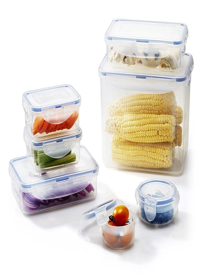 LocknLock Lock & Lock Round Water Tight Food Container Snack Box, Set of 4, Clear - Image 2