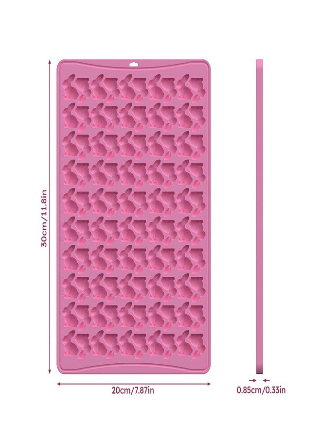 Ahorasky Gummy Candy Molds - 100-Cavity Silicone Bunny Mold, Easter Silicone Molds, Non-stick and Bpa Free for Candy Chocolate Gummies Baking - Image 2
