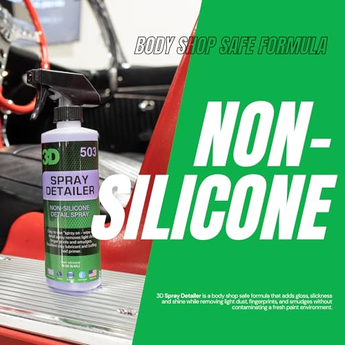 3D Spray Detailer - Silicone-Free Body Shop Detailer Spray for Freshly Painted Vehicles 16oz - Image 4