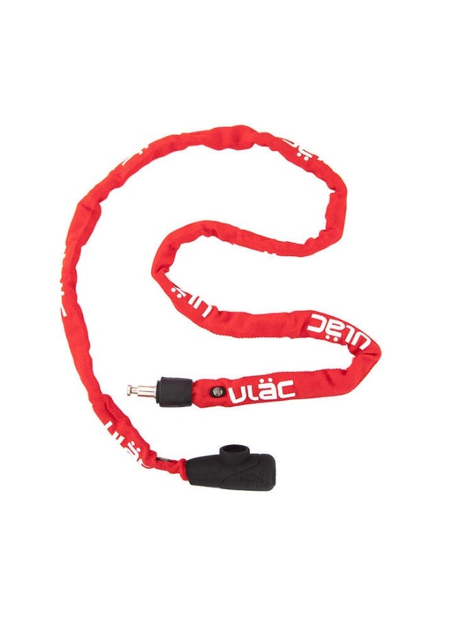 Ulac Supreme Steel Chain Lock Red - Image 1