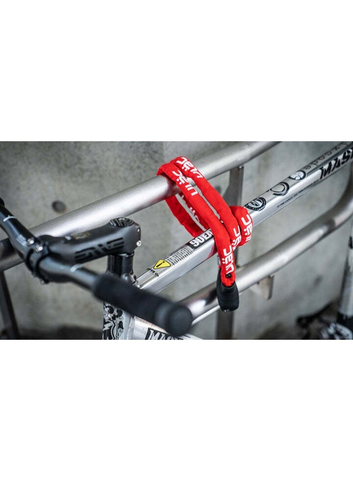Ulac Supreme Steel Chain Lock Red - Image 2