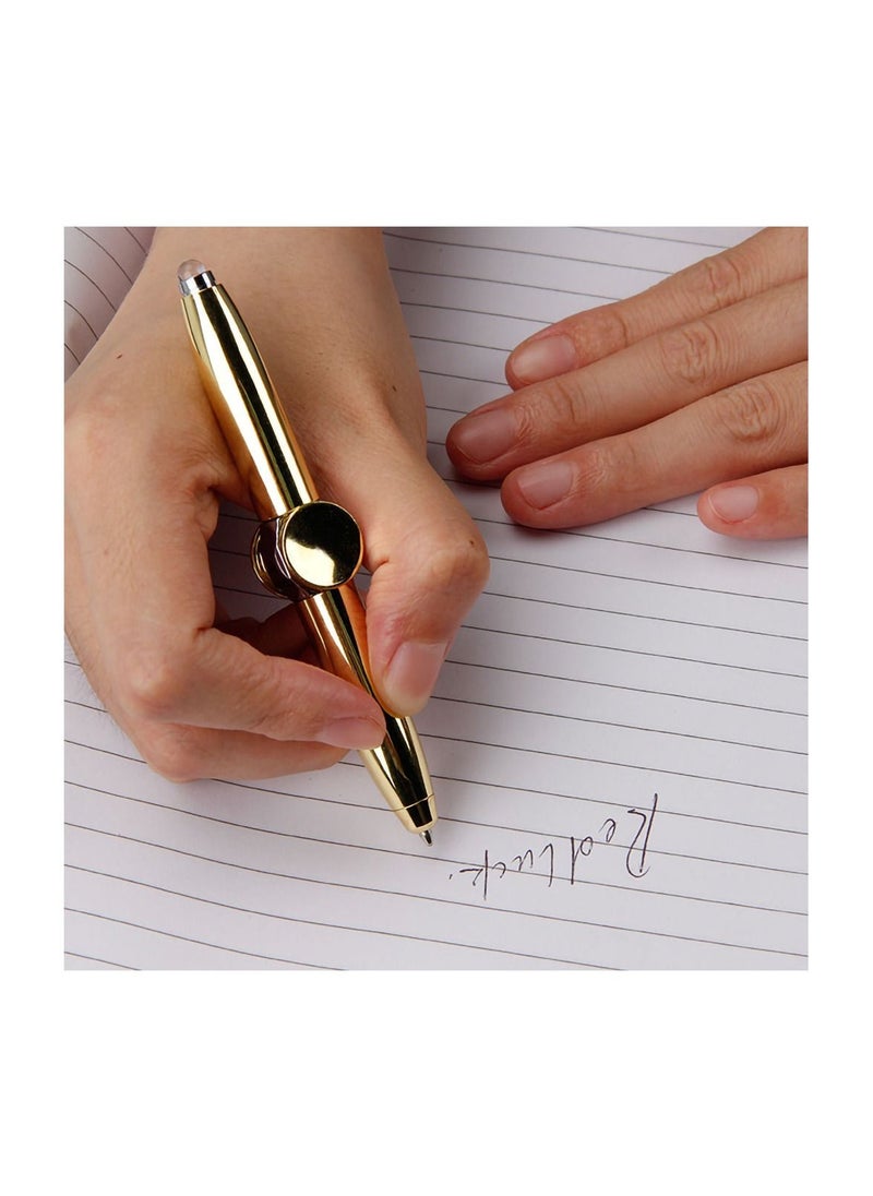 MissTiara - Lighted Multifunction Fingertip Gyro Ballpoint Pen with 10 Refills - Image 1