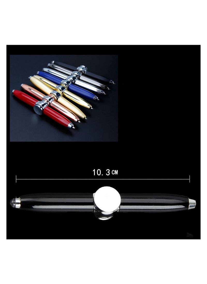 MissTiara - Lighted Multifunction Fingertip Gyro Ballpoint Pen with 10 Refills - Image 1