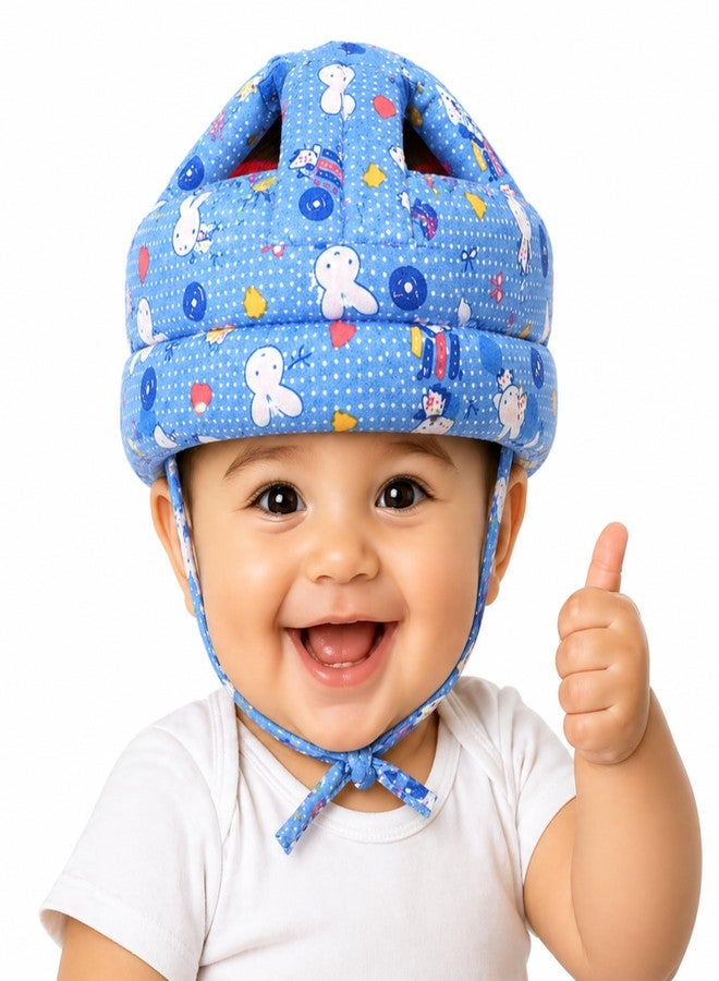 Prishio Baby Head Safety Helmet for Crawling & Walking | Soft Cushion Head Protector for Infants (6 Months–2 Years) | Adjustable Toddler Safety Helmet with Breathable Cotton & Shockproof Protection - Image 1