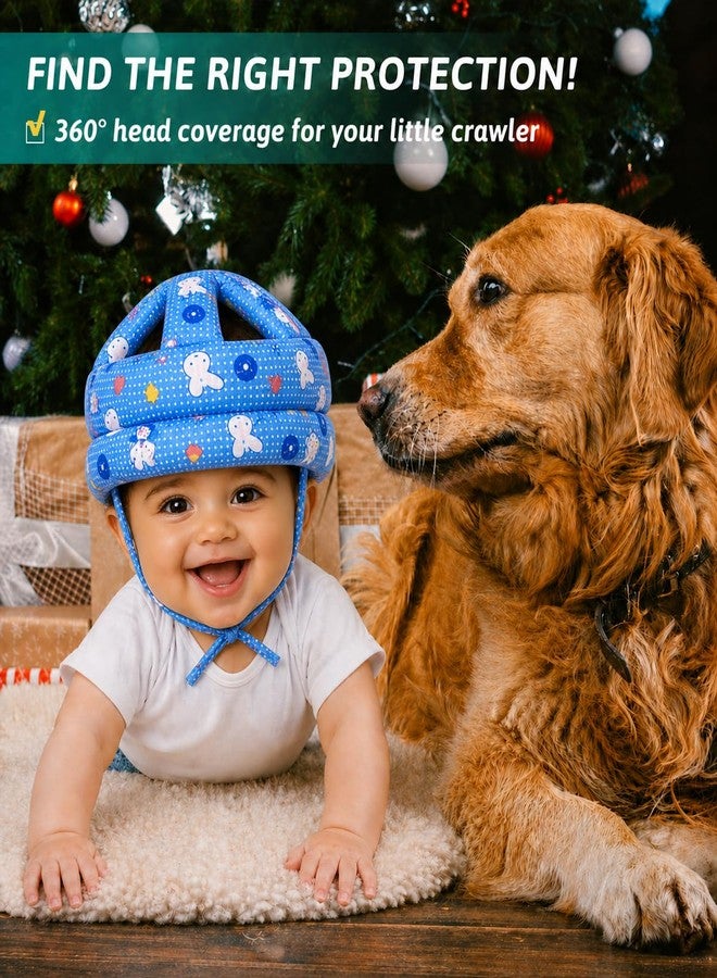 Prishio Baby Head Safety Helmet for Crawling & Walking | Soft Cushion Head Protector for Infants (6 Months–2 Years) | Adjustable Toddler Safety Helmet with Breathable Cotton & Shockproof Protection - Image 2