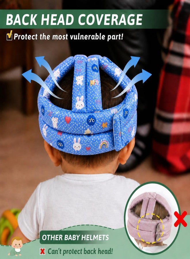Prishio Baby Head Safety Helmet for Crawling & Walking | Soft Cushion Head Protector for Infants (6 Months–2 Years) | Adjustable Toddler Safety Helmet with Breathable Cotton & Shockproof Protection - Image 5