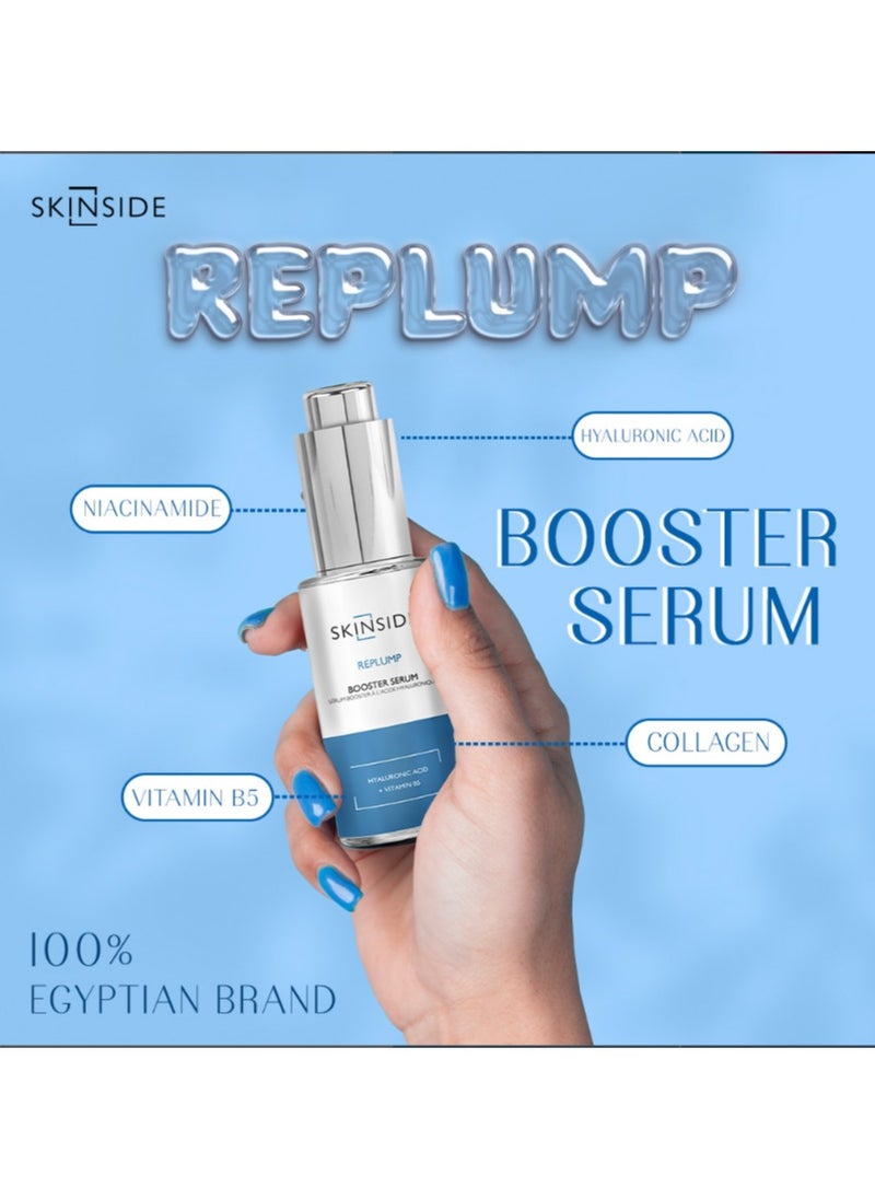 Skinside Skin Side Serum Replump Booster Hyaluronic Acid + Vitamin B5 - 25 Ml  - Image 4