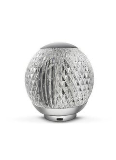 Glass Ball Table Lamp Crystal Ball Dimmable Night Light Bedside Lamp Touch Sensor RGB Light Colors with Remote Control