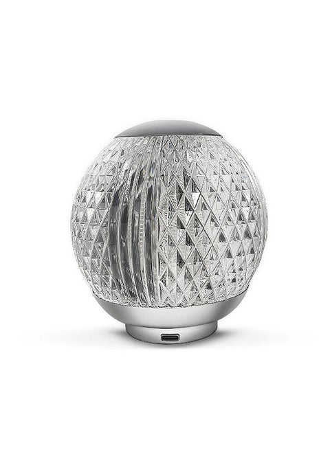 Glass Ball Table Lamp Crystal Ball Dimmable Night Light Bedside Lamp Touch Sensor RGB Light Colors with Remote Control