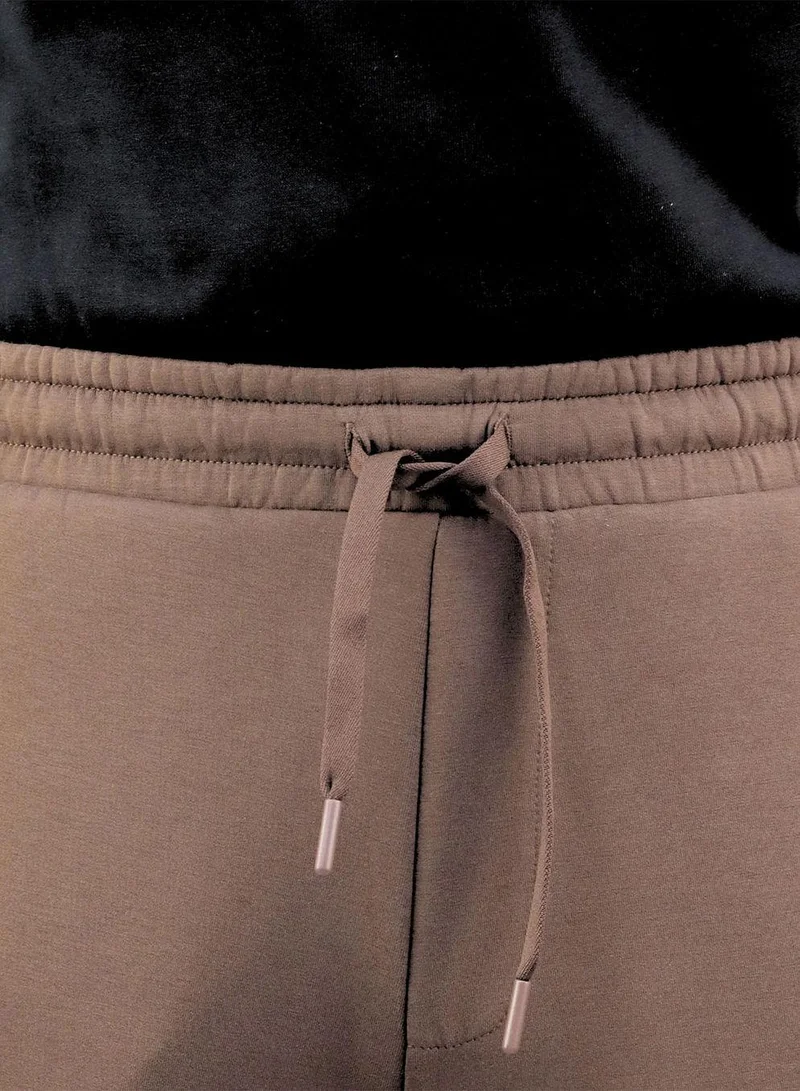 GIORDANO Men's G-Motion Air Double Knit Joggers - Relaxed Tapered Fit
