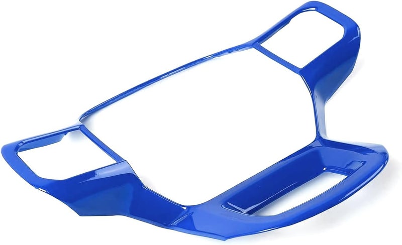 Keptrim Steering Wheel Cover Trim for 2021 2022 2023 2024 2025 Ford F150, for 2023-2025 F250 F350 Super Duty, for 2022-2025 Expedition, ABS Blue, 1pc - Image 5
