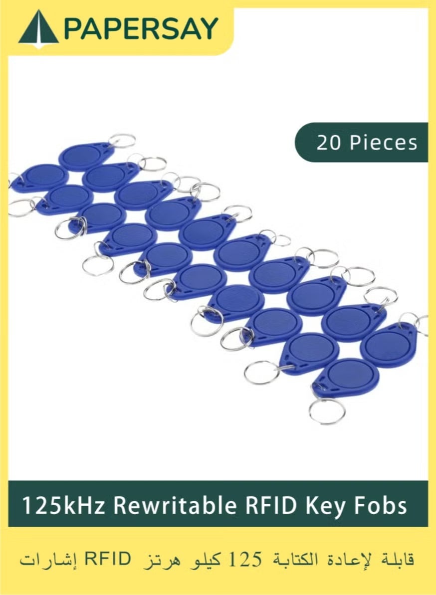 papersay Papersay 125khz Rfid Writable Rewritable T5577 Fob Tag 125 KHZ