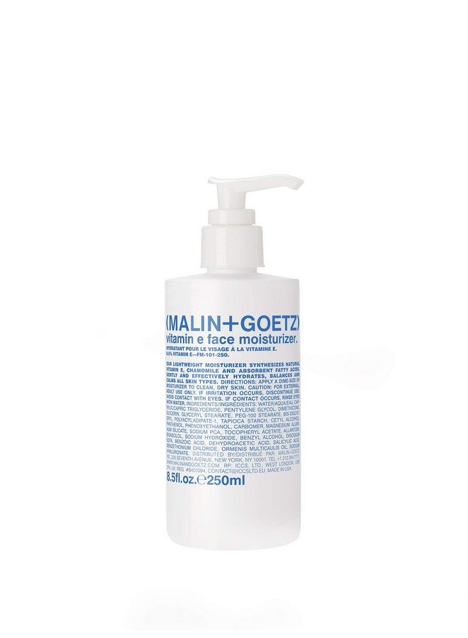 MALIN + GOETZ Alin + Goetz Vitamin E Face Moisturizer Hydrating Balancing Nourishing Face Lotion For Dry Sensitive Skin. Multitaksing After Shave Makeup Primer Unisex Cruelty Free Vegan 8.5 Fl Oz - Image 2