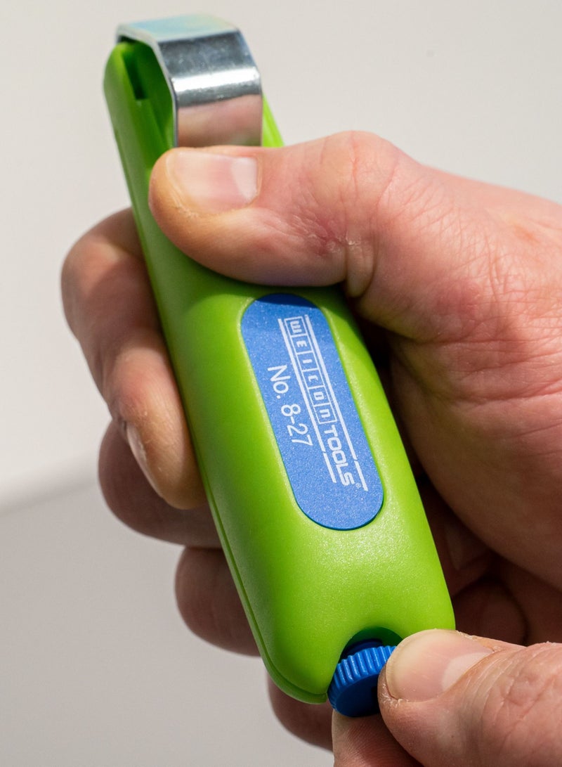 Weicon Cable Knife No. 8-27 Green Line | Sustainable Raw Materials | Working Range From 8 - 28 mm Diameter - Image 3