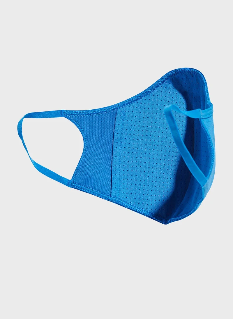 Adidas 3 Pack Logo Face Mask