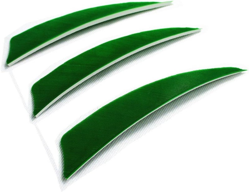 Letszhu Archery Arrows Feather Fletching 4 Inch Real Turkey Vanes for Hunting Target Shooting (25 Pack) - Image 2