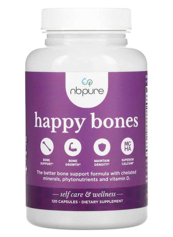 nbpure - Happy Bones 120 Capsules - Image 1
