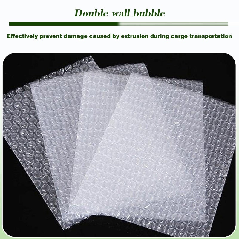 High-PQ 50 Pcs Bubble Pouch Wraps  8''X10'' Clear Bubble Out Bags For Packing  Double Walled Cushioning Bags For Shipping  Storage And Moving - Image 5