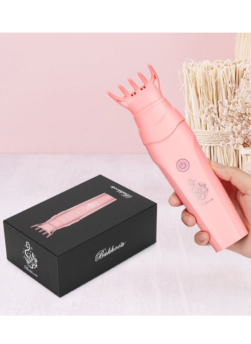 Bakhoor - Portable Electric Incense Bakhoor Burner Arabian Rechargeable Electronic Aromatherapy Incense Burner Handheld Portable Hair Bukhoor Electric Muslim Ramadan Aroma Diffuser - Image 1