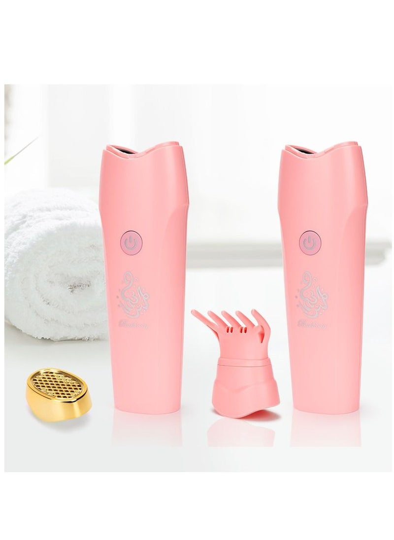 Bakhoor - Portable Electric Incense Bakhoor Burner Arabian Rechargeable Electronic Aromatherapy Incense Burner Handheld Portable Hair Bukhoor Electric Muslim Ramadan Aroma Diffuser - Image 1