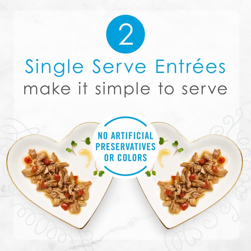 Fancy Feast Purina Fancy Feast Petites Ocean Whitefish Entree With Tomato in Gravy Gourmet Wet Cat Food - (Pack of 12) 2.8 oz. Tubs - Image 3