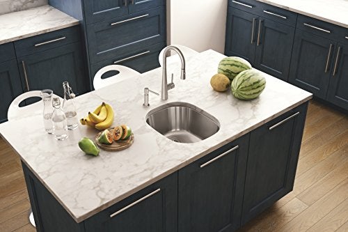 Franke FF3450 Steel Series 17-7/16" Tall Single Handle Pull-Down Kitchen Faucet, Stainless Steel - Image 4