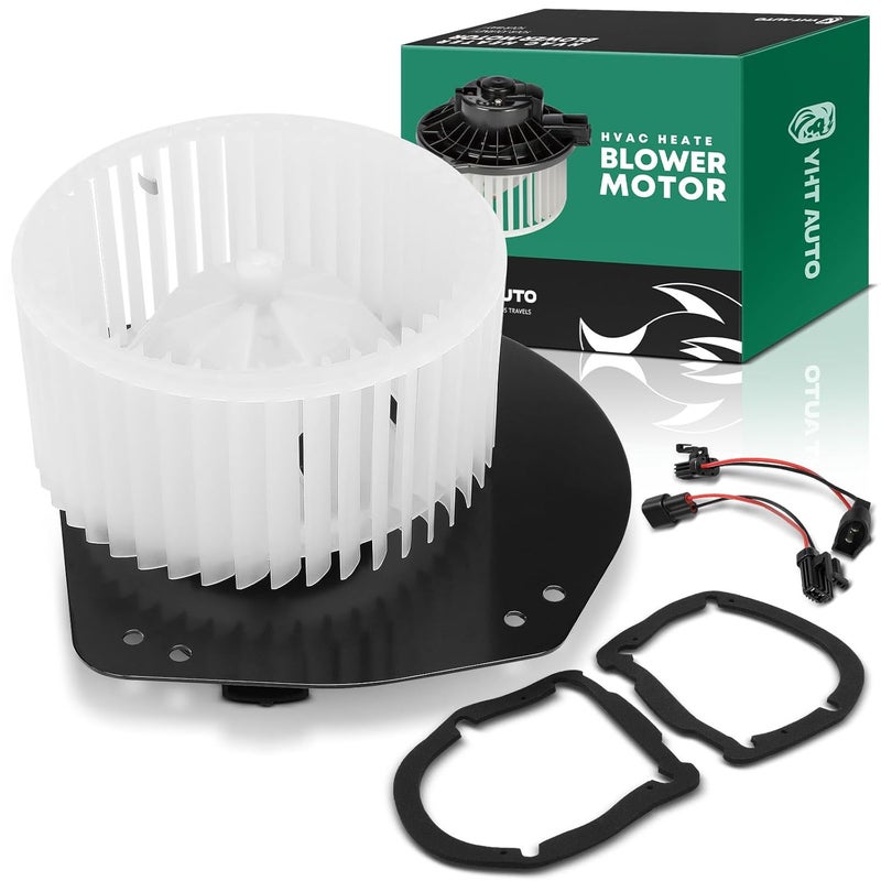 YHTAUTO مجموعة محرك مروحة HVAC من YHTAUTO لسيارات فورد F-100 وF-150 وF-250 وF-350 وكراون فيكتوريا وبرونكو ولينكولن تاون كار وميركوري غراند ماركيز - Image 1