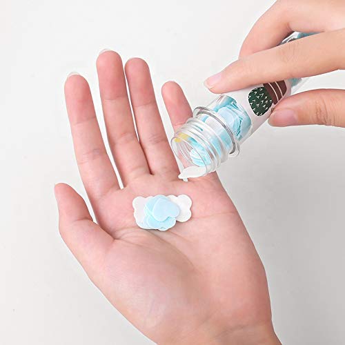 SUNISA SUNISA Travel Soft Paper Soap Flower Design Tube Shape Bottle AssortedMulticolor Colour 2Pcs  - Image 5