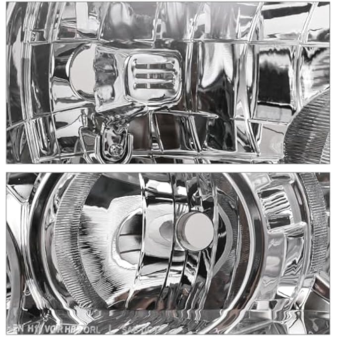 M-AUTO Chrome Headlights Assembly Compatible With Compatible With 2007 2008 2009 2010 2011 2012 2013 Toyota Tundra  08 09 10 11 12 13 14 15 16 17 Sequoia LeftRight HeadlampsCorner Lights - Image 5