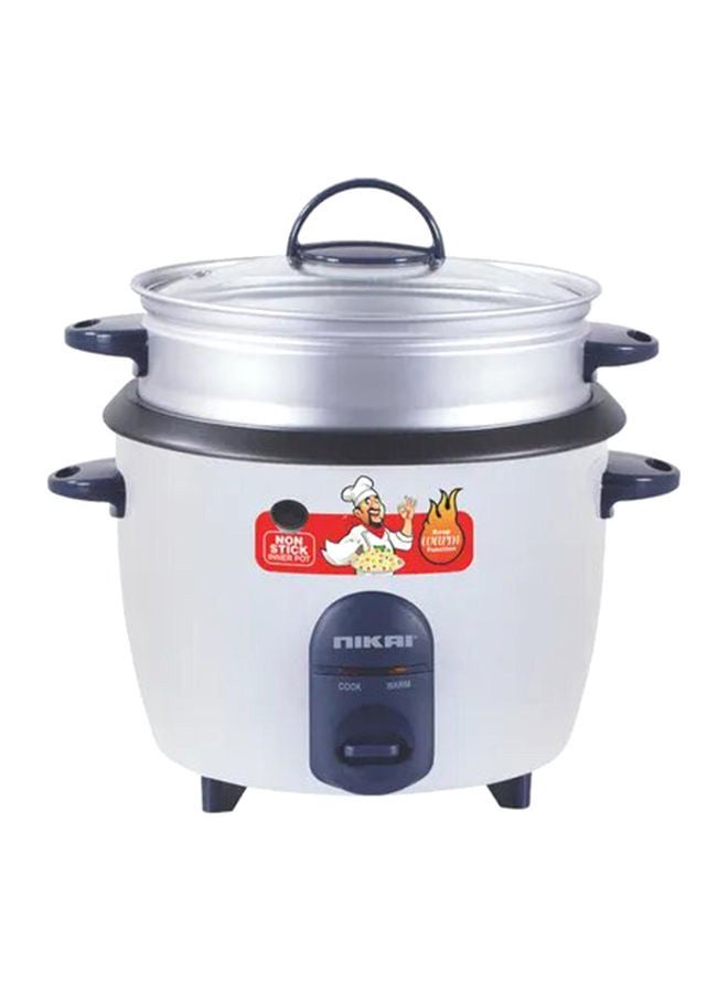 NIKAI 3-In-1 Function Rice Cooker 2.8 L 1000 W NR728 White - Image 1