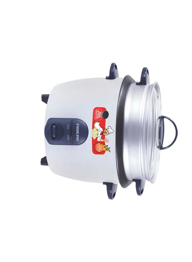 NIKAI 3-In-1 Function Rice Cooker 2.8 L 1000 W NR728 White - Image 4