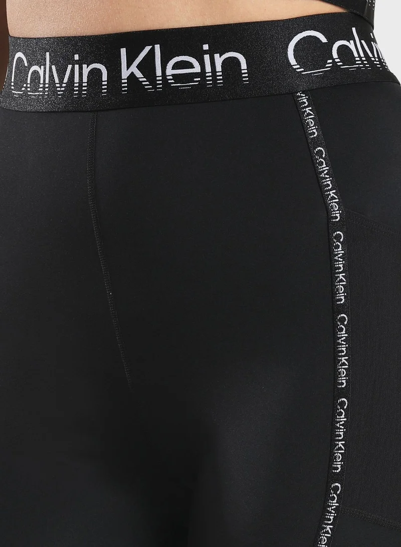 Calvin Klein Sports Logo Band Knit Shorts