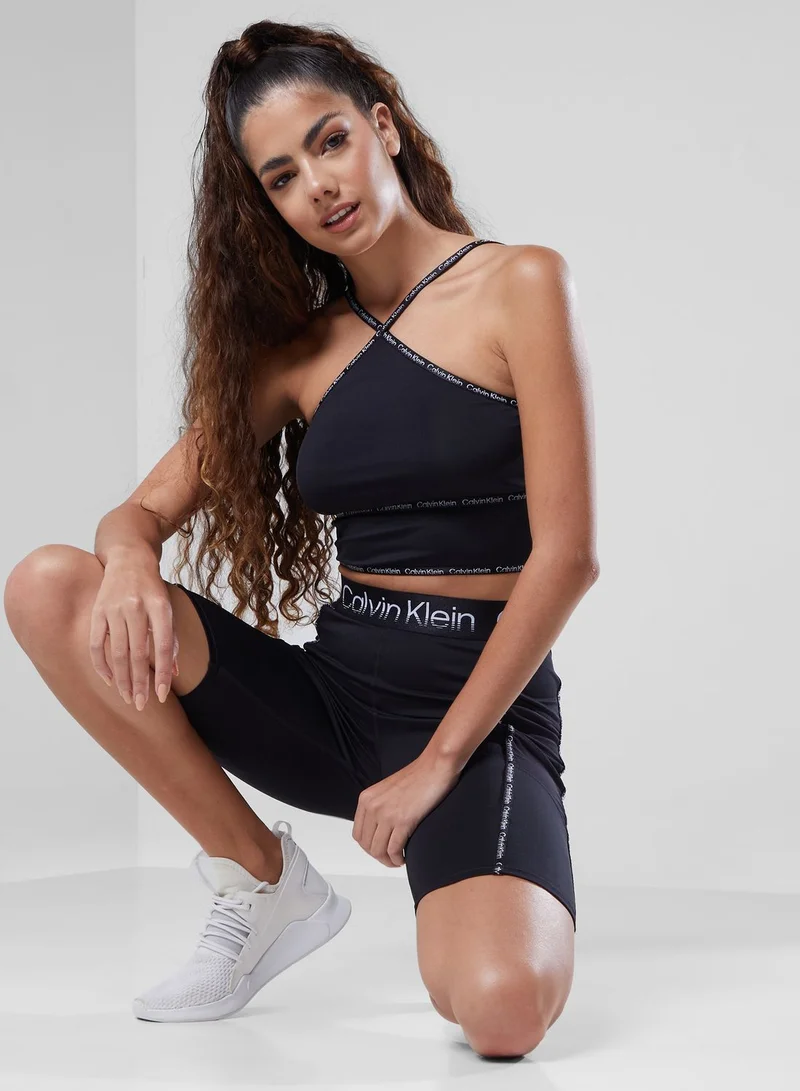 Calvin Klein Sports Logo Band Knit Shorts
