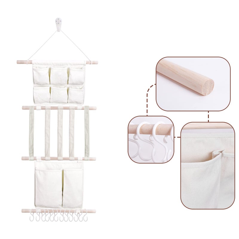 OOSAKU Headbands Holder for Girls Baby Hair Accessories Organizer Storage Wall Hanging Decor for Toddler Girls Room Wall Door Closet Hair Bows Organizer - Image 5