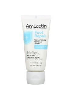AmLactin AmLactin, Foot Repair, For Rough & Dry Feet, Fragrance-Free, 3 oz (85 g)  - Image 1